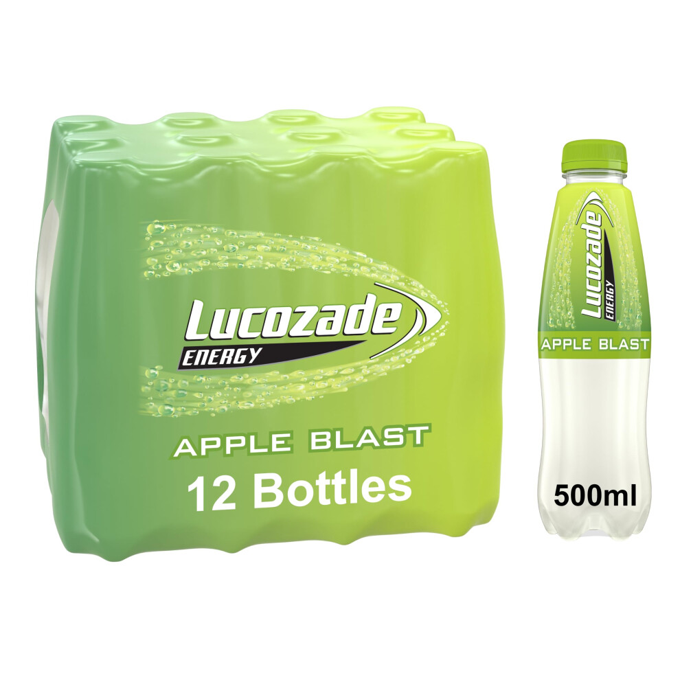 Lucozade Energy Apple 12 X 500Ml Bottles