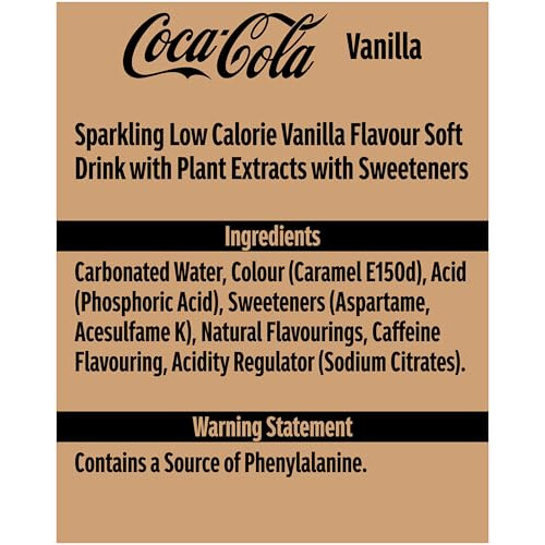 Coca Cola Coke Zero Vanilla 12x500ml 1