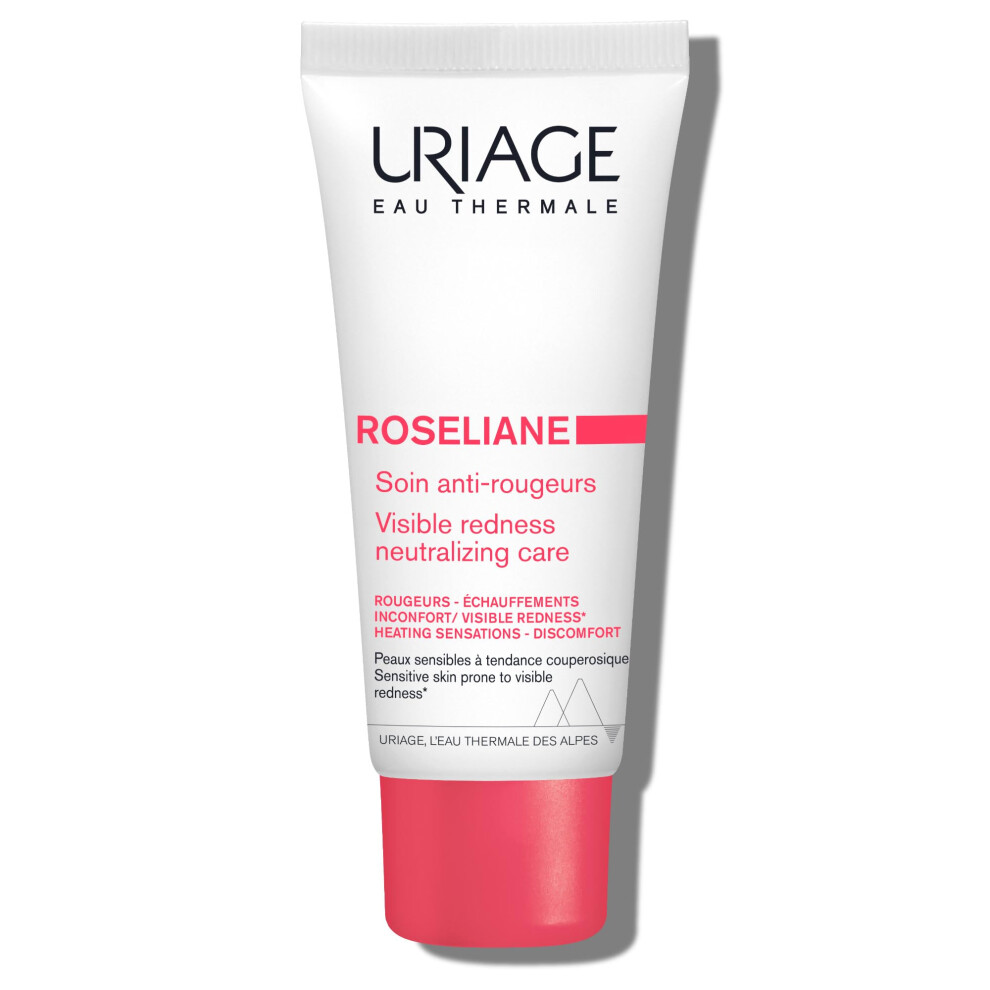 Uriage Cream Ros?Liane Anti-Redness Face 40Ml - Soothes, Hydrates, Reduces Redness Of Sensitive Skin Prone To Rosacea - With Shea Butter & Ginseng