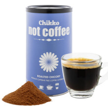 Chikko Not Coffee Organic Roasted Chicory Coffee - Instant Nocaf Coffee - Alternative to Decaf Coffee - Free from Additives and Chemicals - 100%
