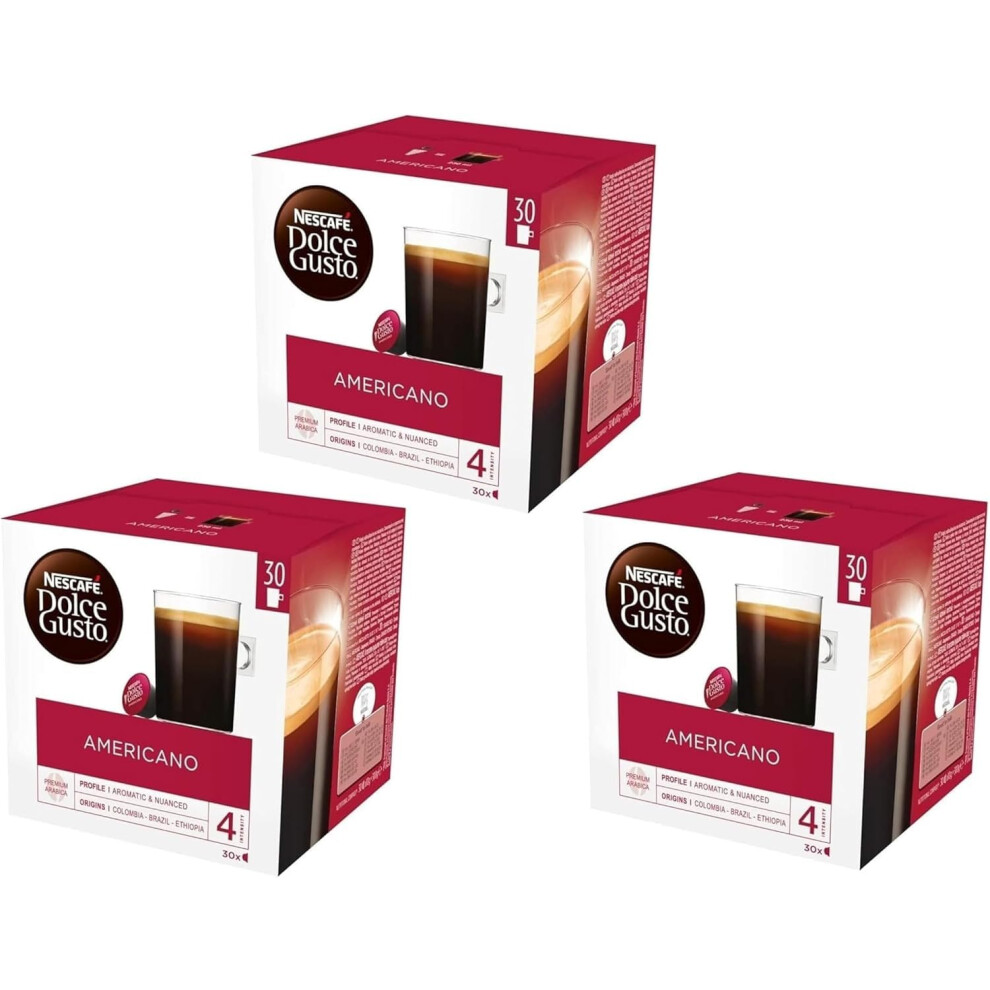Nescafe Nescaf? Dolce Gusto Americano | 3X30 Pack | 90 Cups