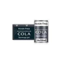 Fever-Tree Light Madagascan Cola 6x150ml (Pack of 4, Total 24 Cans)