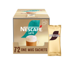 NESCAF? Latte Instant Coffee Sachets - 72 x 18g