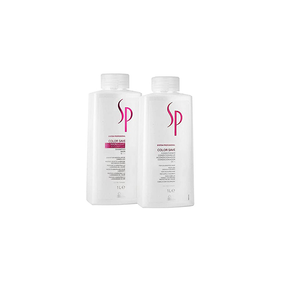Wella Sp Color Save Shampoo 1000Ml & Conditioner 1000Ml