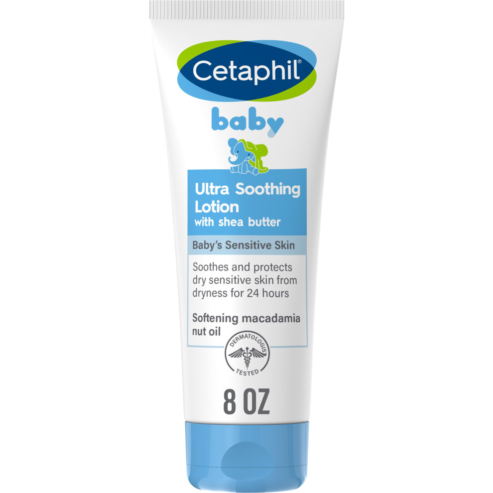 Cetaphil Baby Ultra Soothing Lotion With Shea Butter | Moisturize And Soothe Dry Skin|8 Oz