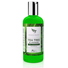 Tea Tree Anti Dandruff Shampoo - [Made In UK] Therapeutic Grade Antifungal Tea Tree Shampoo for Dry Itchy Flaky Scalp and Dandruff Hair for Men &