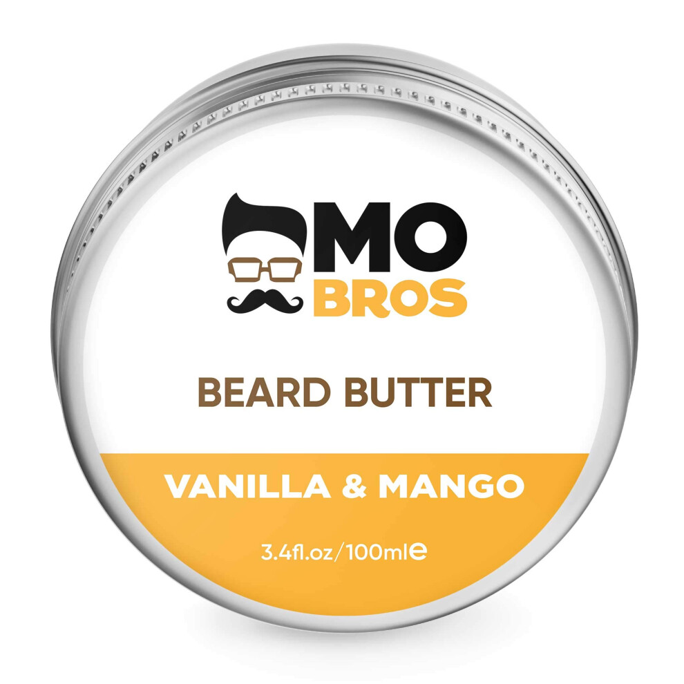 Mo Bro's Beard Butter | Conditioner | Moisturiser | Style | Large 100Ml Tin | Vanilla & Mango