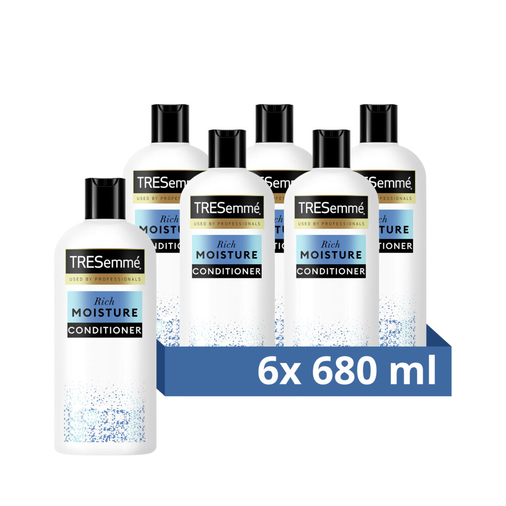 Tresemmé Tresemme Rich Moisture Conditioner Luxurious Moisture For All-Day Hydration For Dry, Damaged Hair 6X 680 Ml