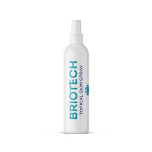 BRIOTECH Topical Skin Spray - Pure Hypochlorous Acid Spray - Soothing Saline Solution for Redness, Dry, Itchy Skin, Scalp - Sun, Piercing Aftercare,