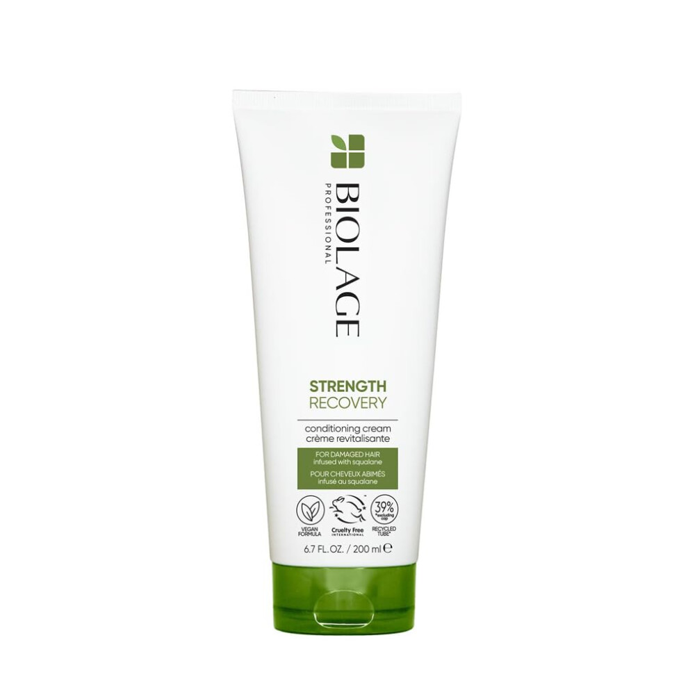 Biolage Cream Professional Strength Recovery Nourishing Conditioning Infused With Vegan Squalane, For Damaged Hair, 200Ml