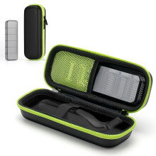 Yinke Hard EVA Travel Case for OneBlade & Braun Series 7/9, Waterproof Electric Shaver Men Storage Box with Attachment Organizer, Protective Case for