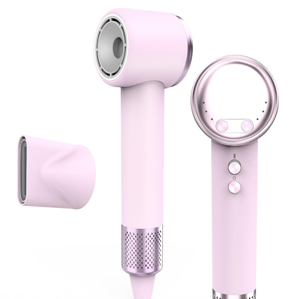 Ninsetinsoe Hair Dryer, Professional Ionic Hair Dryer With 3 Speed 4 Heat Setting, Brushless Motor 110000 Rpm Low Noise Thermo-Control Travel Hairdryers With