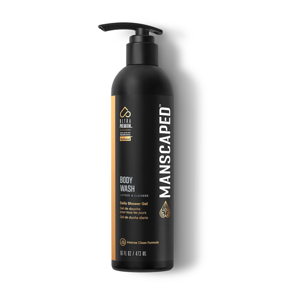 MANSCAPED? Men?s UltraPremium Body Wash, Luxurious Clean Formula Infused with Aloe Vera and Sea Salt, Refreshing and Nourishing Daily Shower Gel for-image-OPC-PMXVG8X-NEW