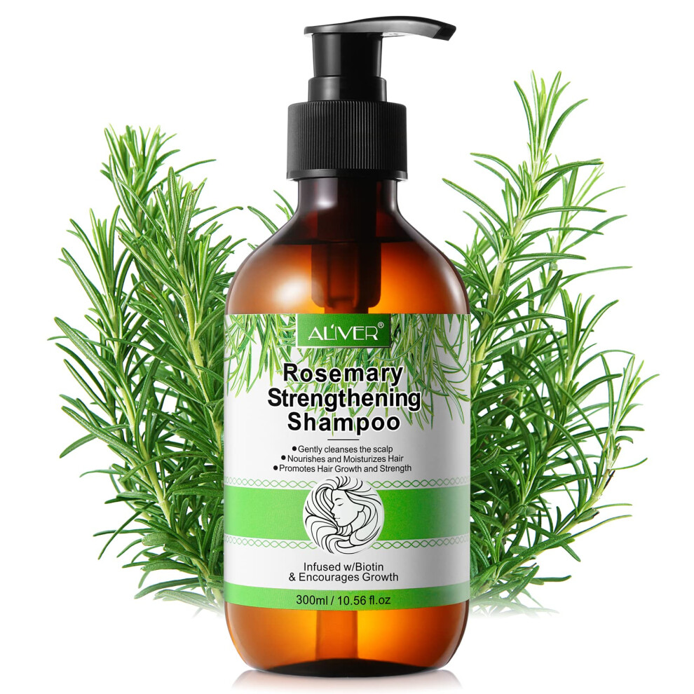 Bibonse Rosemary Shampoo For Hair Growth, Rosemary Mint Shampoo, Organic Hair Growth Shampoo With Biotin, Repairing And Nourishing Scalp, Anti Hair Loss