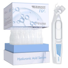 ANGEL SILK 5% Hyaluronic Acid, Hyaluronic Acid Serum for Face, Collagen HyaluronicAcid Moisturiser, Anti-Aging Face Serum Single-Use Vials, Ultra