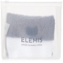 ELEMIS Luxury Cleansing Cloth Duo, Soft Pure Cotton Facial Cloths, Ideal For Removing Cleansers, Exfoliators and Masks, Gently Cleanses and Opens