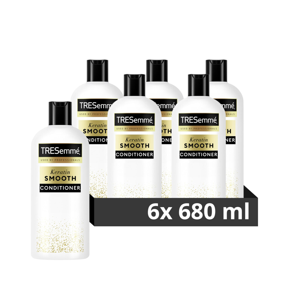 Tresemmé Tresemme Keratin Smooth Conditioner Hair Care Product With Hydrolysed Keratin For 72H Frizz Control, Smoothness & Shine 6X 680 Ml