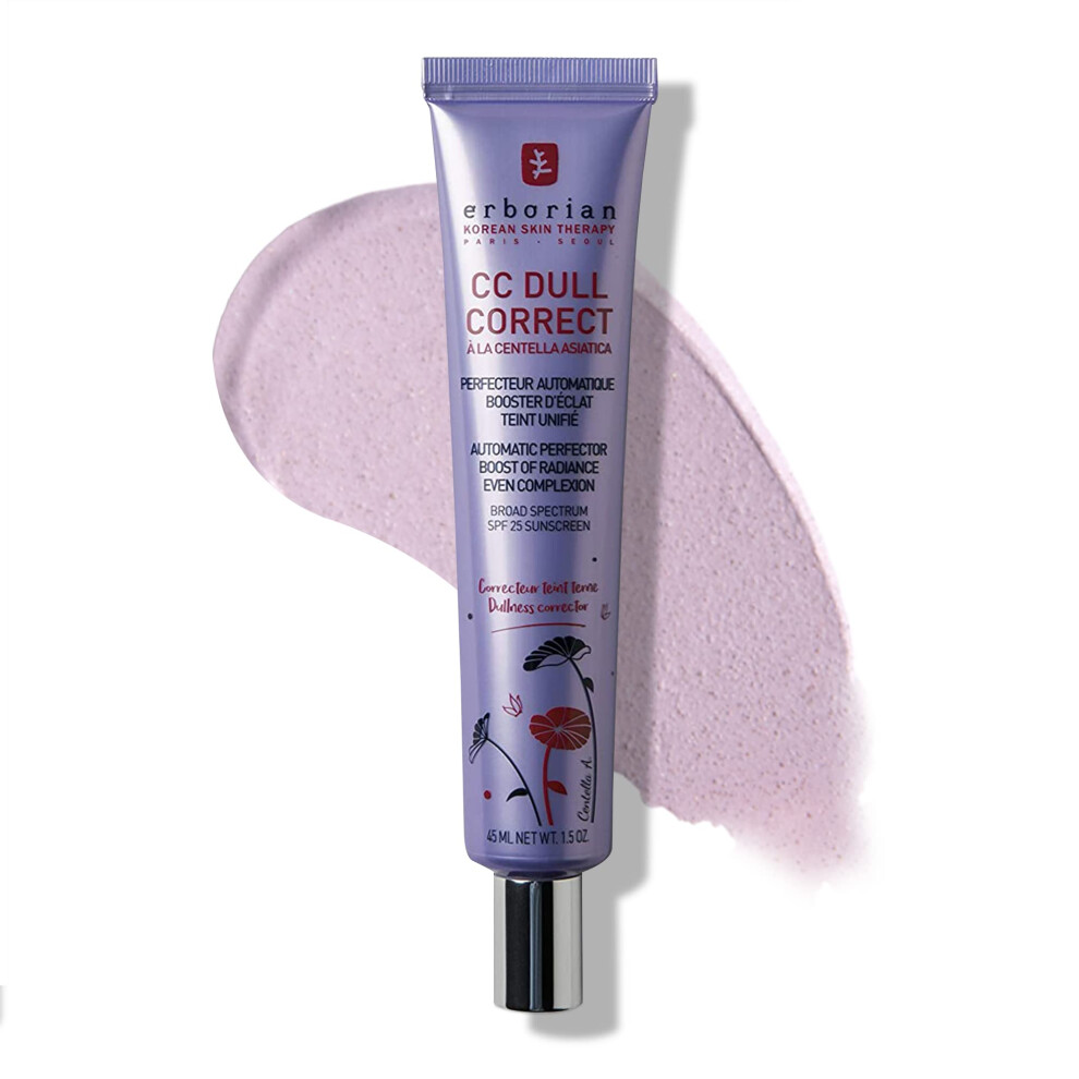 Erborian CC Dull Correct with Centella Asiatica - Korean Skincare and Makeup Cream - Primer & Blur for Radiance Boosting and Soothing Effects, Even-image-OPC-PMXVHGX-NEW