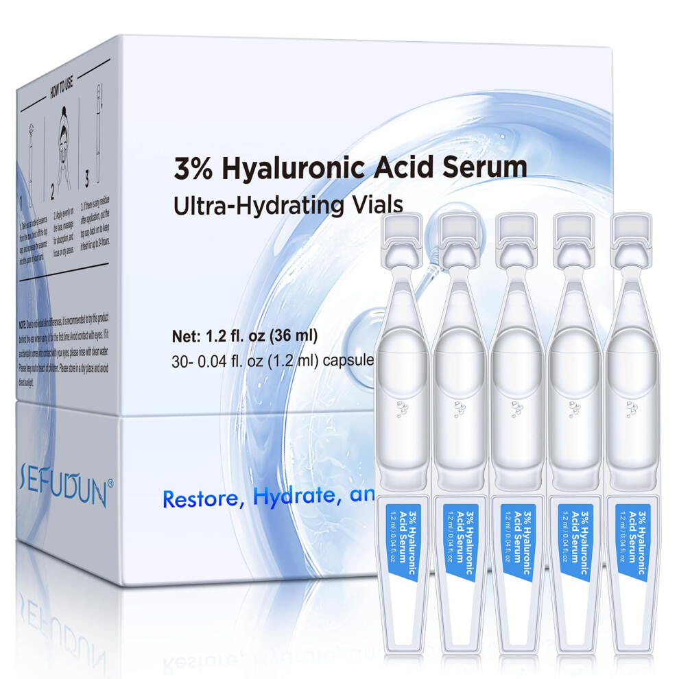 Hxlex Sho Hyaluronic Acid Serum, Hyaluronic Acid, Enriched With 3% Hyaluronic Acid, Provides Long-Lasting Hydration And Enhances Skin's Elasticity And Firmness