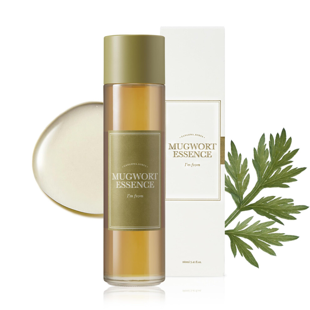 I'm From Mugwort Essence 5.4 Fl Oz | 100% Vegan Mugwort Extract - Soothe Sensitive And Irritated Skin, Redness Relief, Refreshing, Korean Hydrating
