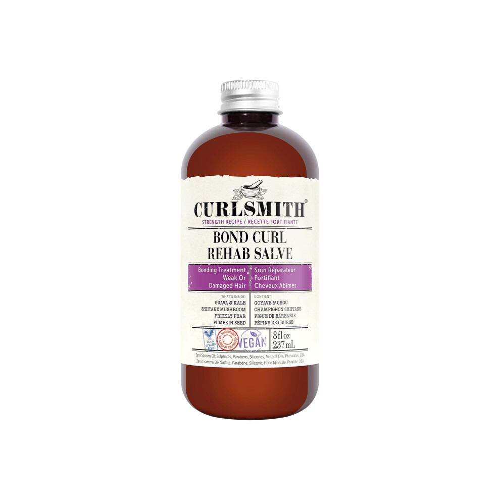 Curlsmith - Bond Curl Rehab Salve, Bond Building Strength Treatment For Weak, Damaged Hair (237Ml)