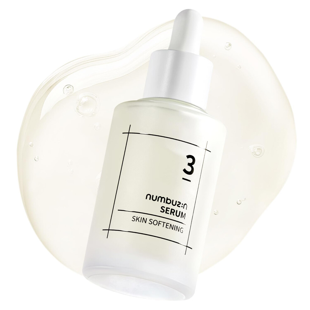 Numbuzin No.3 Serum | Skin Softening Serum | Pores, Textured, Bumpy, Rough To Glass Skin | Bifida, Galactomyces, Niacinamide, Adenosine, Panthenol |