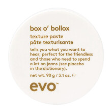Evo Box O' Bollox Texture Paste - Hair Styling Paste - Long-Lasting Hold with a Matte Finish - 90g / 3.1fl.oz