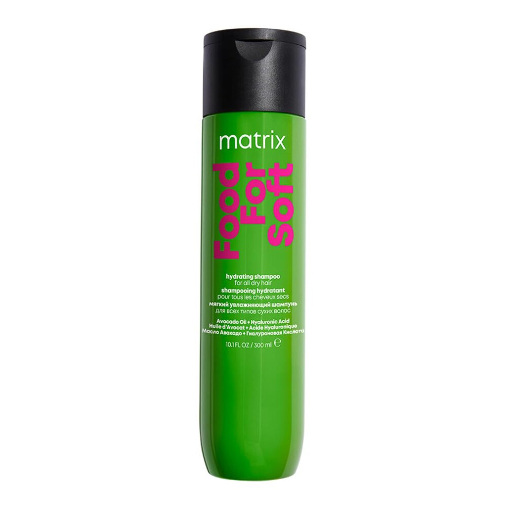 Matrix Food For Soft Hydrating Shampoo With Avocado Oil And Hyaluronic Acid, For Dry Hair, Moisturising And Nourishing, 300 Ml