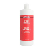Wella Professionals Invigo Color Brilliance Color Protection Shampoo - Shine Boost, Colour Vibrancy & Hair Colour Protection - Hair Care for Coarse