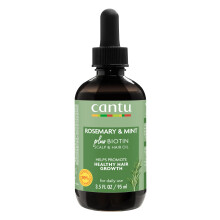 CANTU Strengthening Biotin-Infused Hair & Scalp Oil with Rosemary and Mint 95ml (Packaging may vary)