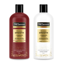 1xTRESemm? Keratin Smooth Shampoo 680 ml & 1x TRESemm? Keratin Smooth Conditioner for 72h frizz control, smoothness & shine 680 ml 2 piece