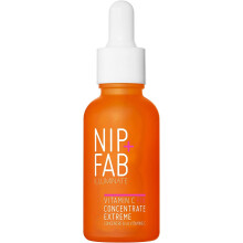 Nip+Fab Vitamin C Fix Concentrate Extreme 30 ml, 15% Vitamin C Complex with 3 Forms of Vitamin C, Face Skin Radiance Booster, with Ferulic Acid and