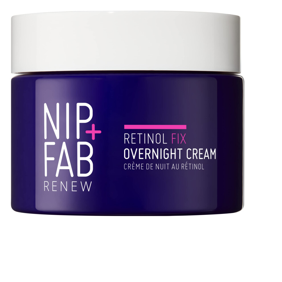 Nip+Fab Retinol Fix 3% Overnight Cream - Advanced Youth-Boosting Formula For Renewed Skin And Fine Line Reduction