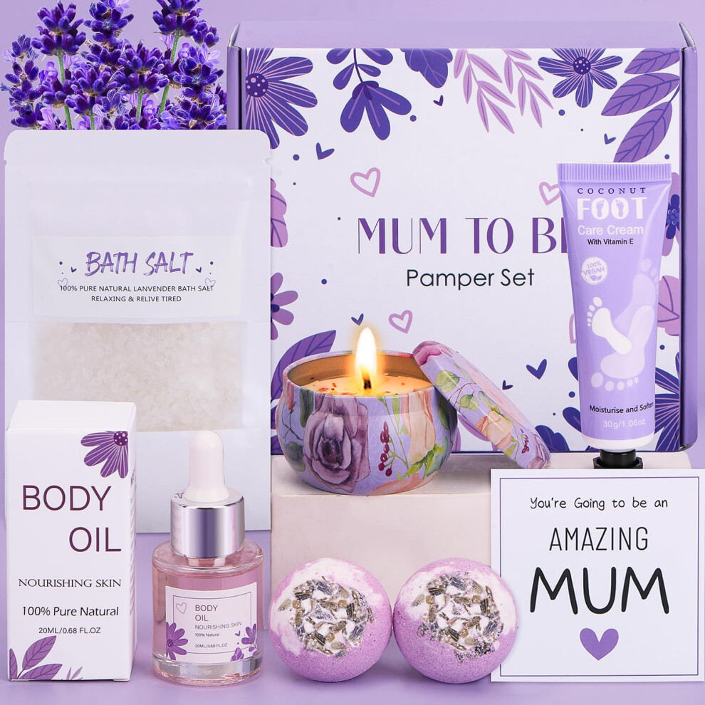 Tudou Baby Shower Gifts, Mum To Be Gifts, New Mum Pamper Kit Gifts, Relaxation Self Care Package Spa Hamper Mummy Pregnant Presents, Natural Organic Vegan
