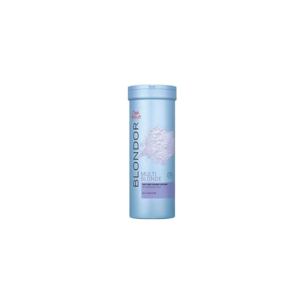 Wella Blondor Multi Blonde Dust-Free Powder Bleach Lightener, 400G