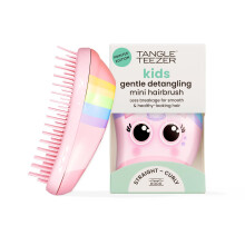 Tangle Teezer |The Original Mini Detangling Hairbrush | Palm Size Perfect for Kids & Travelling | Ideal for Wet & Dry Hair |Reduces Flyaways | Rainbow