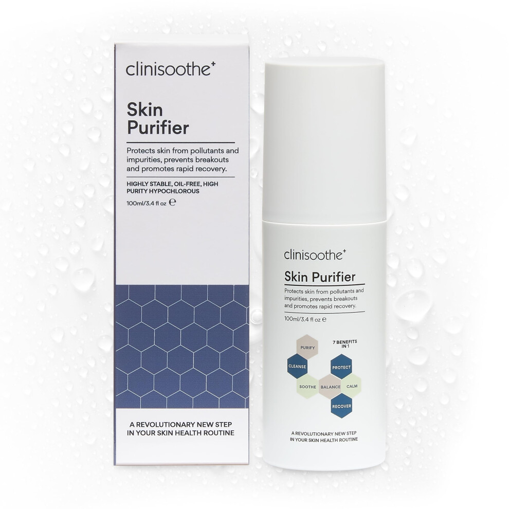 Clinisoothe Clinisoothe+ Skin Purifier 100Ml Spray - With Hypochlorous Technology To Protect The Skin From Pollutants And Impurities, Prevent Breakouts And