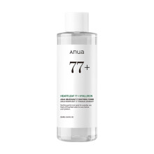 ANUA Heartleaf 77 Soothing Toner, Moisturizing & Calming Facial Toner for Glass Skin, Panthenol, Hyaluronic Acid, Hydration for Sensitive Skin, Vegan,