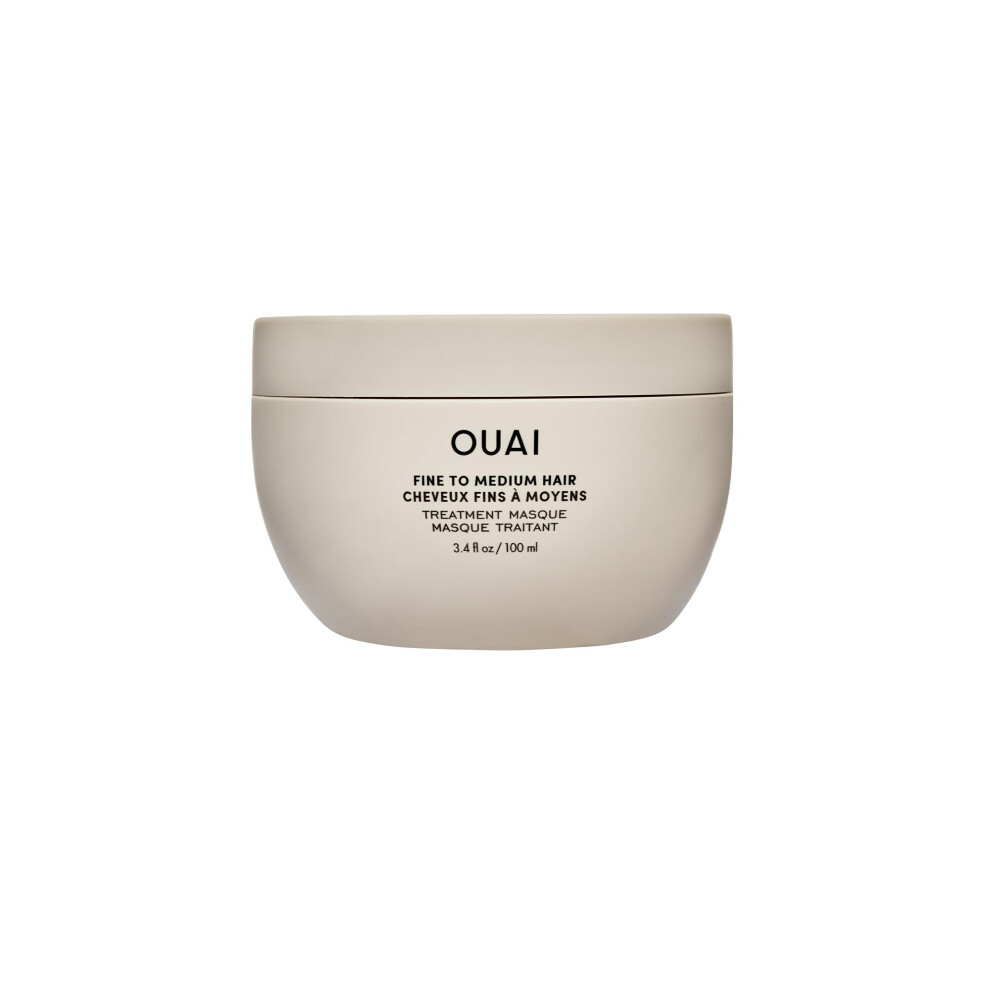 Ouai Fine To Medium Hair Treatment Masque Travel Size - Hair Mask For Hair Repair, Hydration And Shine - With Shea Butter, Keratin And Panthenol