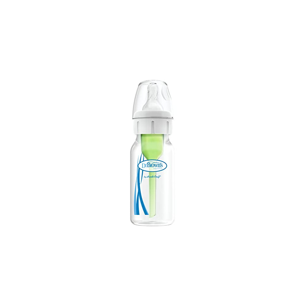 Dr. Brown's Options+ Anti-Colic Baby Bottle, Narrow Neck, 120Ml, 1 Pack