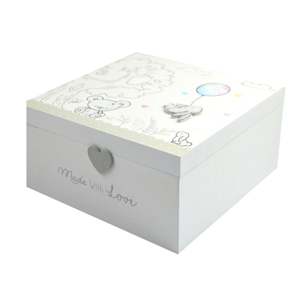 Hugs & Kisses - Wooden Memories Keepsake Box Rsw