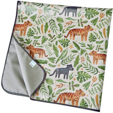Little Malio Splash Mat for Under Highchair - Large 51? Non Slip Waterproof Washable Splat Mat - for Baby Toddler High Chair Weaning, Messy Arts