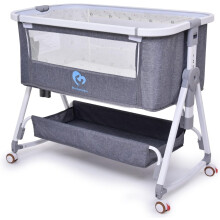 Bellababy Baby Bedside Sleeper, Bassinet for Safe Co-Sleeping, Storge Bag, Easy to Assemble, Easy Folding Portable Crib for Newborn/Infants