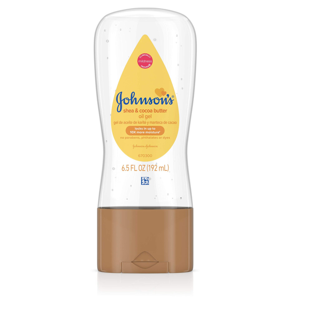 Oil Gel With Shea & Cocoa Butter For Baby Massage, 6.5 Fl. Oz. Johnson's Baby