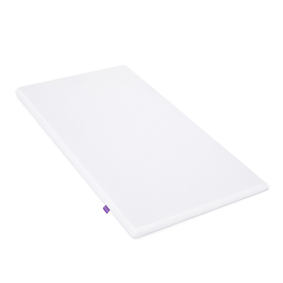 Sn?z M010A Pod2 Baby Crib Mattress ? 36.5cm x 80.5cm ? Premium Quilted Foam Mattress Offering Expert Recommended Support for Newborns,White-image-OPC-PMXVNJD-NEW