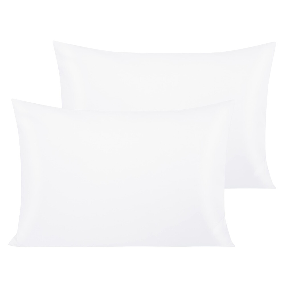 Ntbay 2 Pack 500 Thread Count 100% Egyptian Cotton Toddler Pillowcases, Super Soft And Breathable Envelope Closure Travel Kids Nursery Pillow Cases,