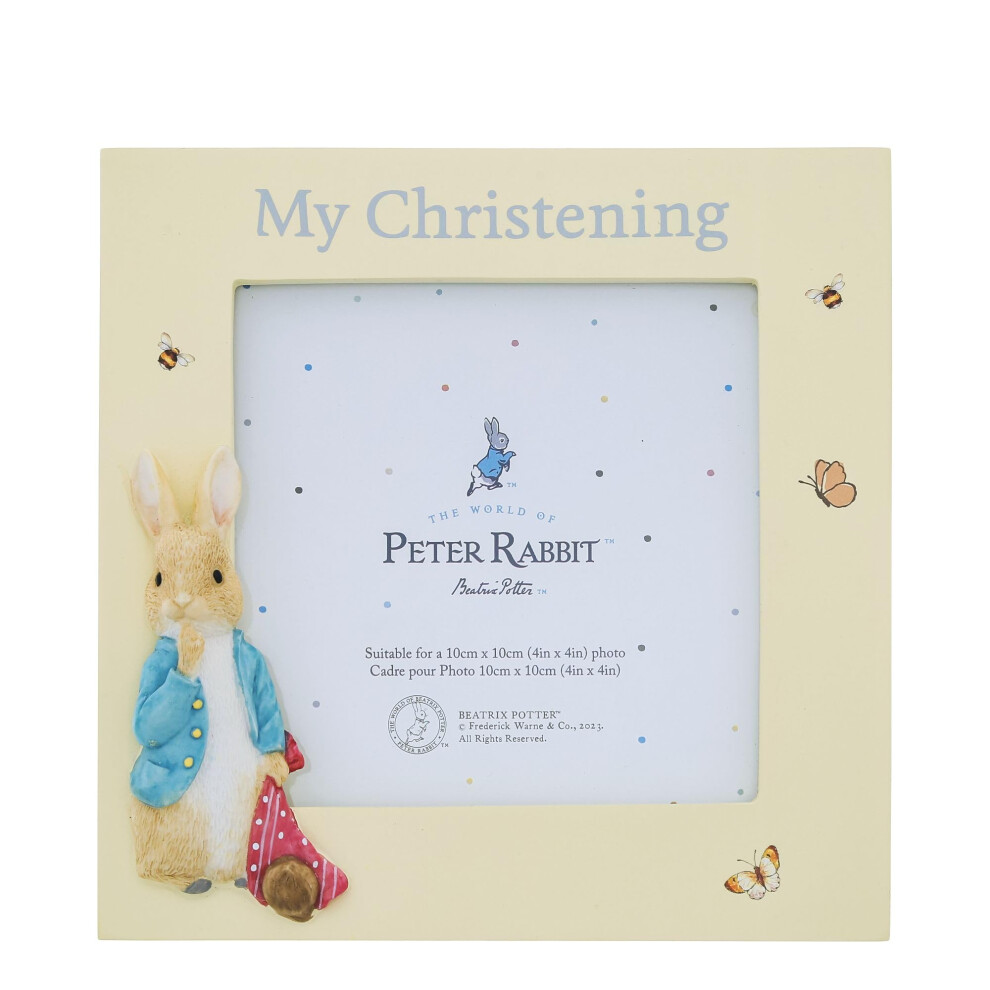 Beatrix Potter Peter Christening Photo Frame Photo Frame Enesco
