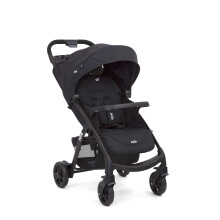 Joie Muze LX Fully Featured Lie-Flat Stroller with footmuff (Birth to Approx. 3 Years, 0-15kg) - Coal