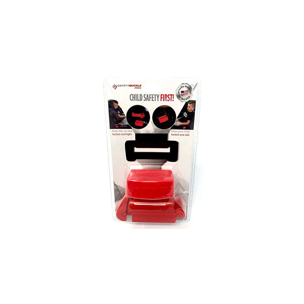 Safety Buckle Pro Seatbelt Lock And Seat Belt Locking Clip - Keep Children In Car Seat Locked And Tight ? Stop Kids With Special Needs From Unbuckle - Safetybuckle Pro