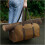 Waxed Canvas Firewood Bag – Portable Log Carrying Tool with Handle 4
